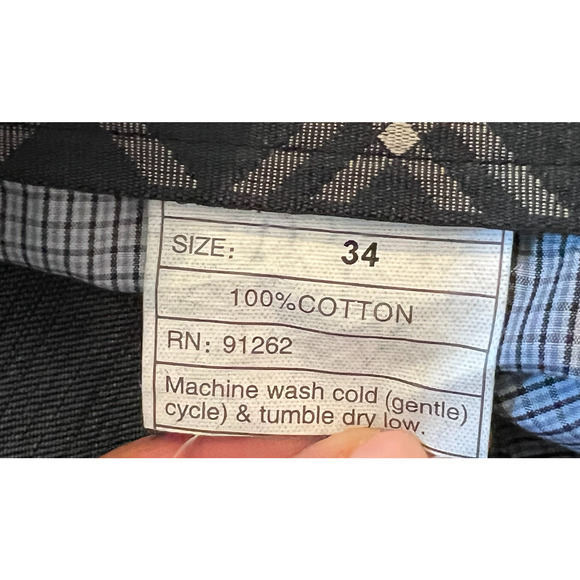 Enzo Jeans Mens Size 34" Waist Blue Denim Wash Straight Leg 5 Pocket Mid Rise - Picture 3 of 10